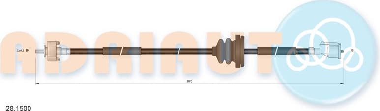 Speedometer Cable 28.1500