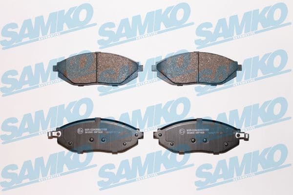 Brake Pad Set, disc brake 5SP1629