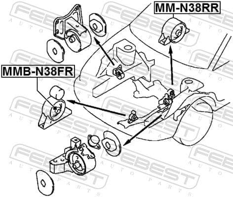 Mounting, engine MMB-N38FR - image 2