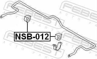 Mounting, stabiliser bar NSB-012 - image 2