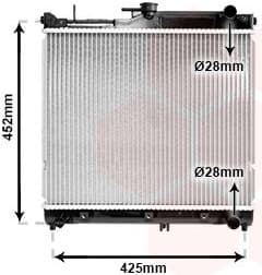 Radiator, engine cooling 52002055