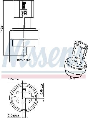 Sensor, coolant temperature ** FIRST FIT ** 207006