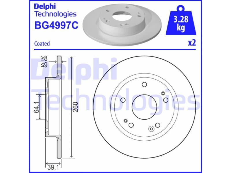 Brake Disc BG4997C