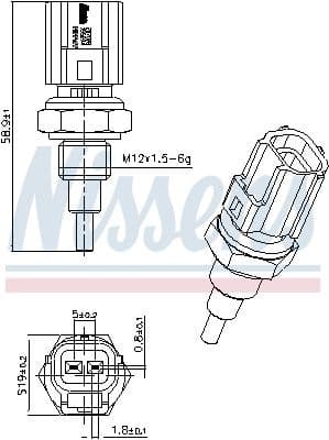 Sensor, coolant temperature ** FIRST FIT ** 207098