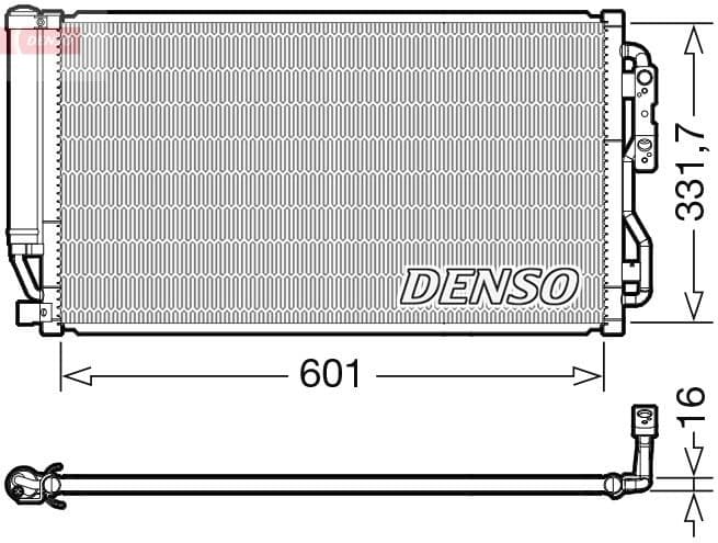 Condenser, air conditioning DCN05035