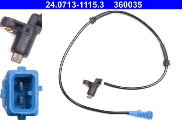 Sensor, wheel speed 24.0713-1115.3