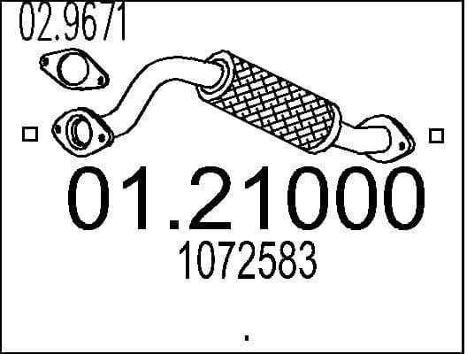 Exhaust Pipe 01.21000