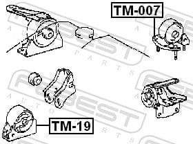 Mounting, engine TM-007 - image 2