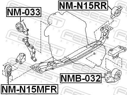 Mounting, engine NM-N15RR - image 2