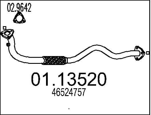 Exhaust Pipe 01.13520