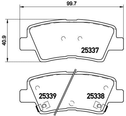 Brake Pad Set, disc brake XTRA LINE P30067X