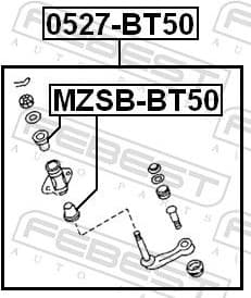 Bush, steering arm MZSB-BT50 - image 2