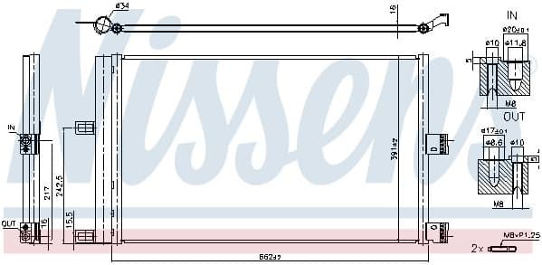 Condenser, air conditioning ** FIRST FIT ** 941210