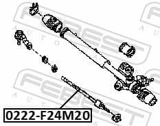Inner Tie Rod 0222-F24M20 - image 2