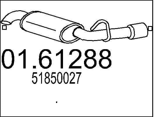 Rear Muffler 01.61288
