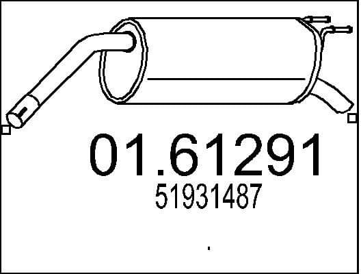 Rear Muffler 01.61291