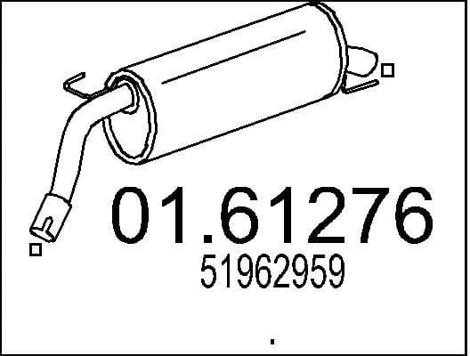 Rear Muffler 01.61276