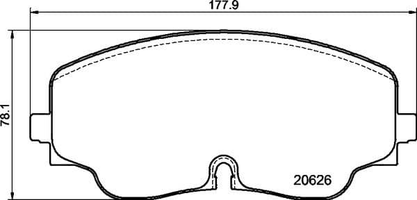 Brake Pad Set, disc brake PRIME LINE P 85 193