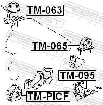 Mounting, engine TM-PICF - image 2