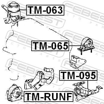 Mounting, engine TM-095 - image 2