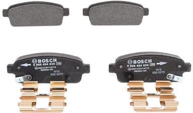 Brake Pad Set, disc brake 0986494634