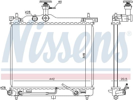 Radiator, engine cooling 67098 - image 6