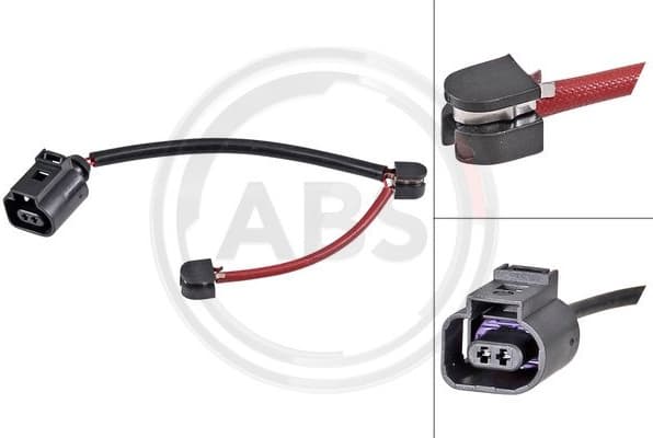 Warning Contact, brake pad wear 39405