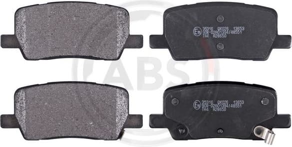 Brake Pad Set, disc brake 35316