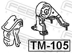 Mounting, engine TM-105 - image 2