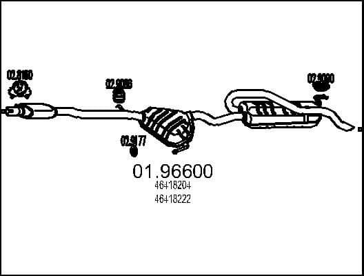 Rear Muffler 01.96600