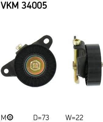 Belt Tensioner, V-ribbed belt VKM 34005 - image 2