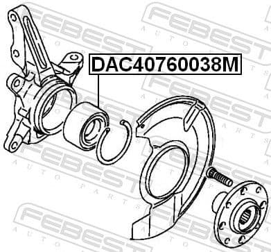 Wheel Bearing DAC40760038M