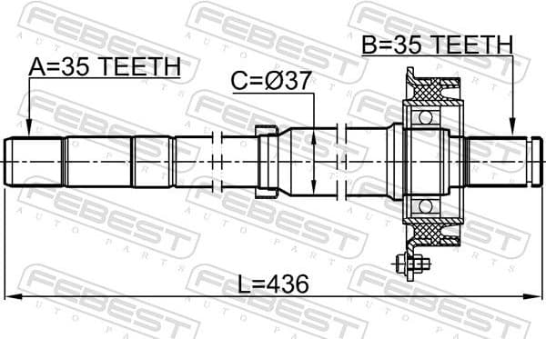 Drive Shaft 2112-ESC - image 2