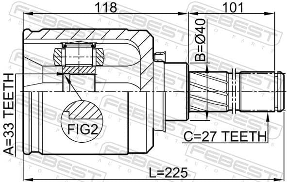 Joint Kit, drive shaft 0211-J1020GLH - image 2