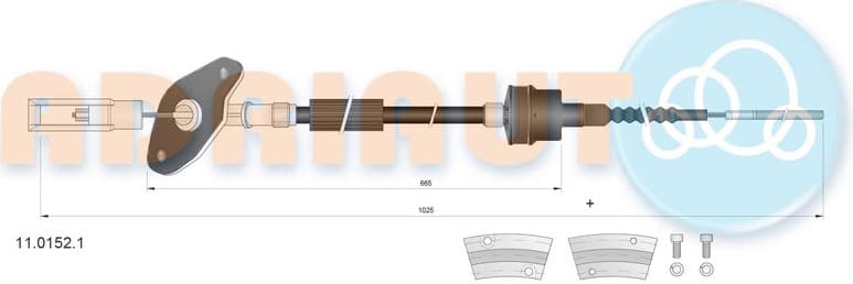 Cable Pull, clutch control 11.0152.1