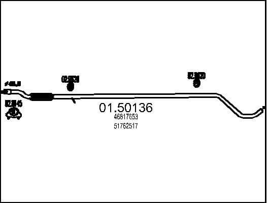 Centre Muffler 01.50136