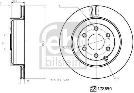 Brake Disc 178650 - image 3
