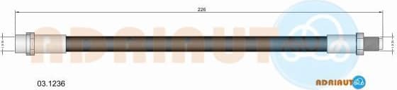 Brake hose rear 03.1236