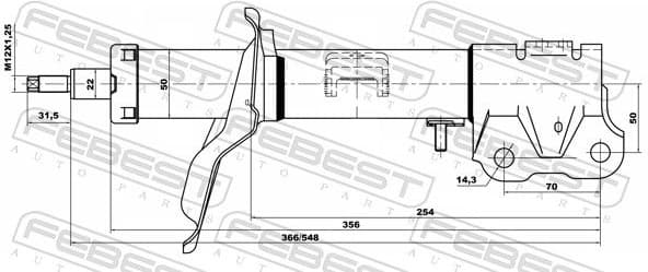 Shock Absorber 04660882FR - image 2