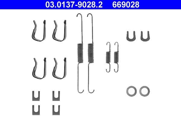 Accessory Kit, brake shoes 03.0137-9028.2