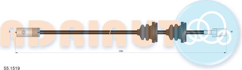 Speedometer Cable 55.1519