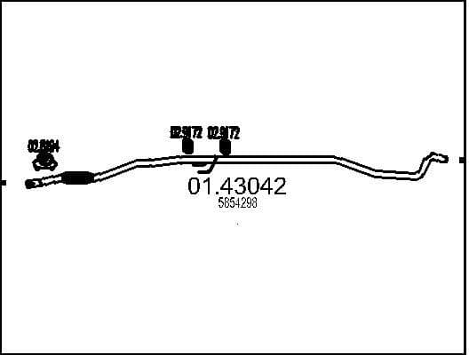 Exhaust Pipe 01.43042
