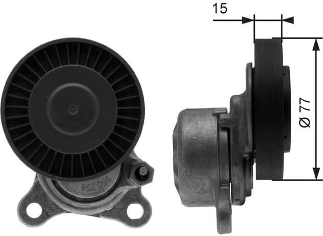 Belt Tensioner, V-ribbed belt DriveAlign™ T38441