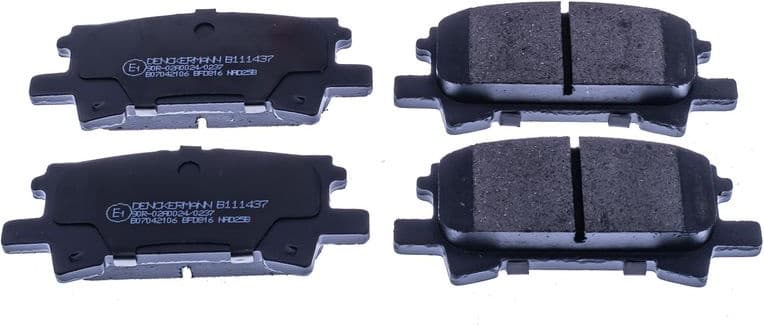 Brake Pad Set, disc brake B111437
