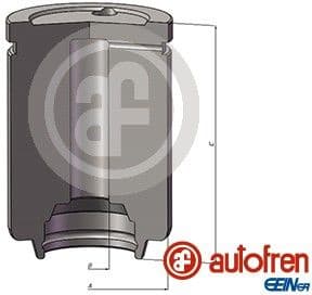 Piston, brake caliper D025583