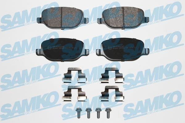 Brake Pad Set, disc brake 5SP855K