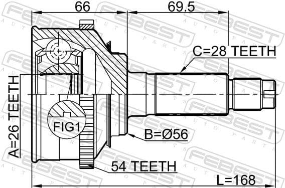Joint Kit, drive shaft 2210-016A54 - image 2