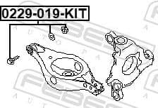 Camber Correction Screw 0229-019-KIT - image 2