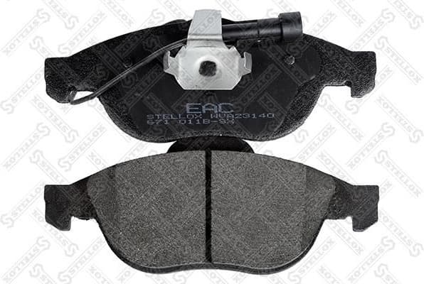 Brake Pad Set, disc brake 671 011B-SX