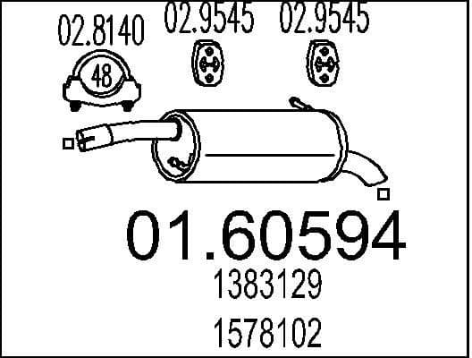 Rear Muffler 01.60594